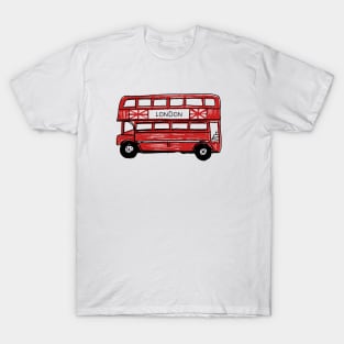 Double Decker Bus T-Shirt